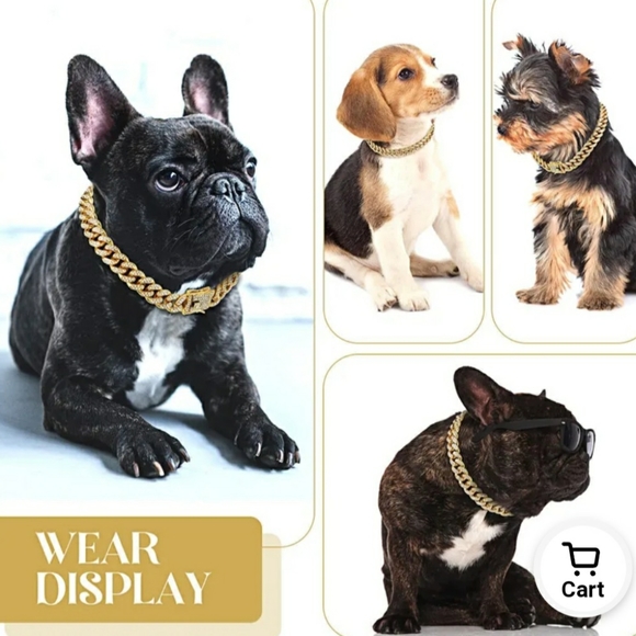 Glam dog collar - Picture 6 of 17